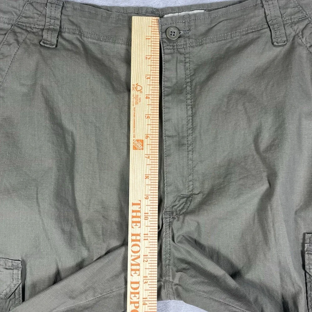 Wrangler Pants Men 40x32 Relaxed Fit Tan Cargo Flex Work Stretch Comfort Ripstop